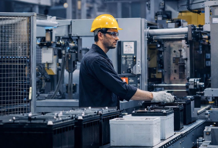 Mission - PP Battery Container Manufacturing